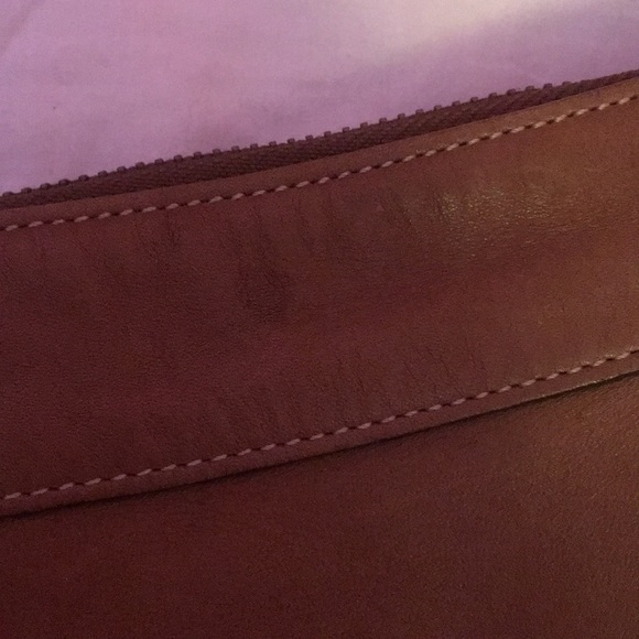 Vintage Coach 9325 Brown Leather Hobo Shoulder Bag Purse Adjustable Strap - Picture 6 of 13